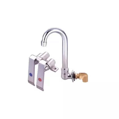 Nella Knee Valve Assembly & Gooseneck Faucet for Sink