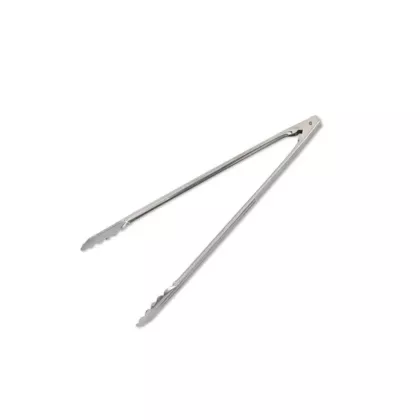 Browne stainless steel utility tongs w/ coil spring, 16