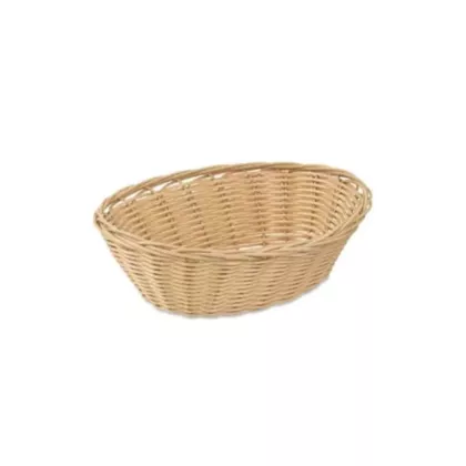 Browne oval basket, tan, 9