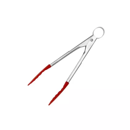 Cuisipro piccolo mini tongs, red, 7