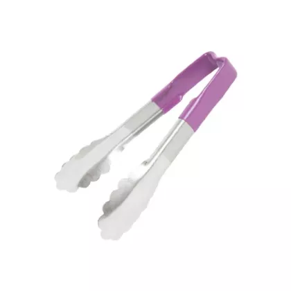 Vollrath jacob's pride one-piece s/s utility tongs w/ scallo