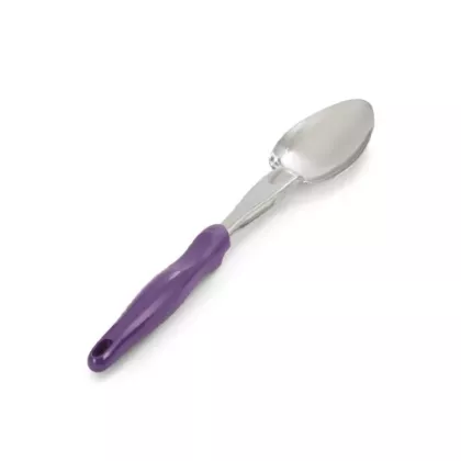 Vollrath ergo grip heavy duty spoon w/ ergonomic handle, sol