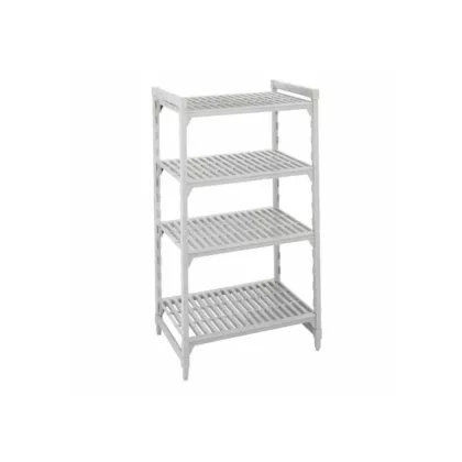 Cambro camshelving premium starter unit, 4-tier, speckled gr