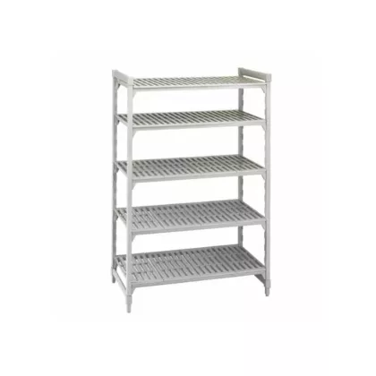 Cambro camshelving premium starter unit, 5-tier, speckled gr