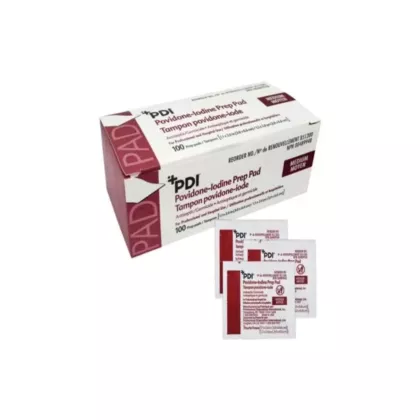 PDI PVP Iodine Prep Pads Medium 100/box