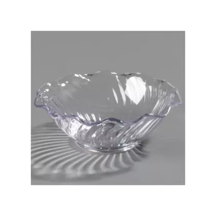 Carlisle Plastic Tulip Berry Dish, Clear, 5 oz - 4531 CLEAR
