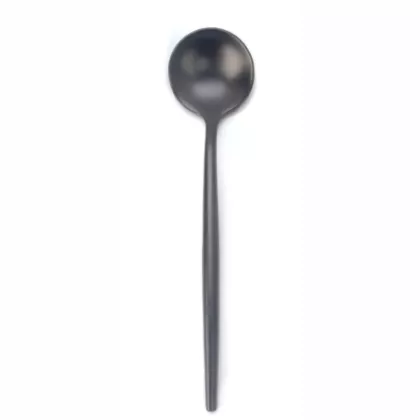 Natural Living Small Black Spoon