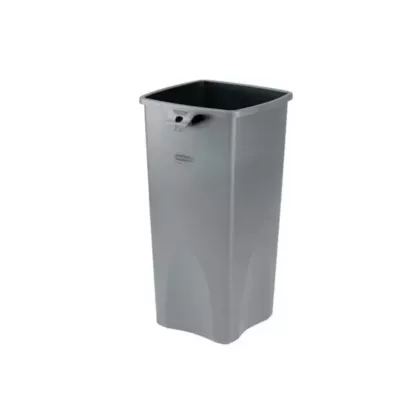 Rubbermaid Untouchable Square Container 23 Gal, Grey - 152/F