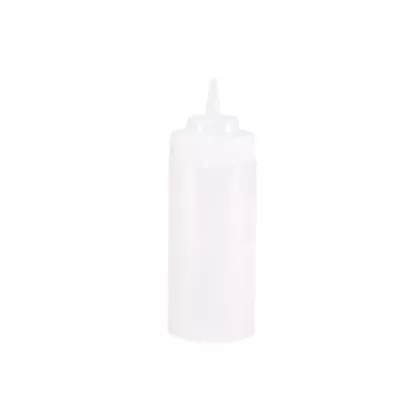 Browne Wide Mouth Squeeze Bottle, Clear, 16 oz - 57801600 01