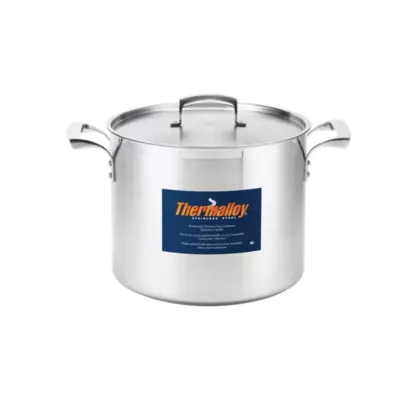 Browne thermalloy stainless steel stock pot, 16 qt - 5723916