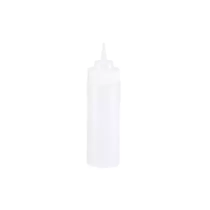 Browne wide mouth squeeze bottle, clear, 24 oz - 57802400 01
