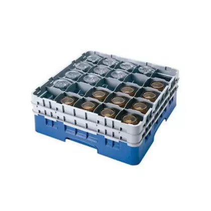 Cambro camrack verre rack half riser extender, 16 compartmen