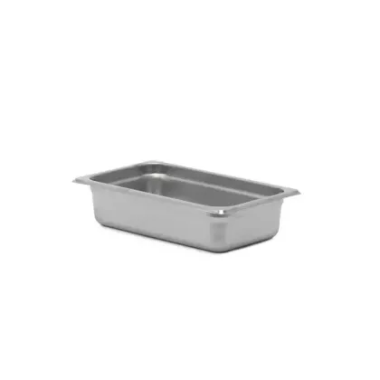 SignatureWares Stainless Steel Steam Table Pan, 1/4 Size, 2.
