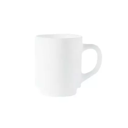 Arcoroc Stacking Mug, White, 8.25 oz 3DZ - 36140 2150/36140