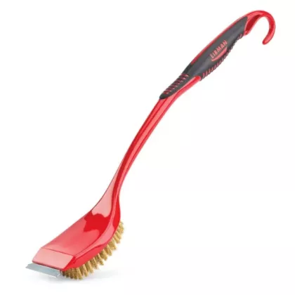 Libman Long Handle BBQ Brush with Scraper