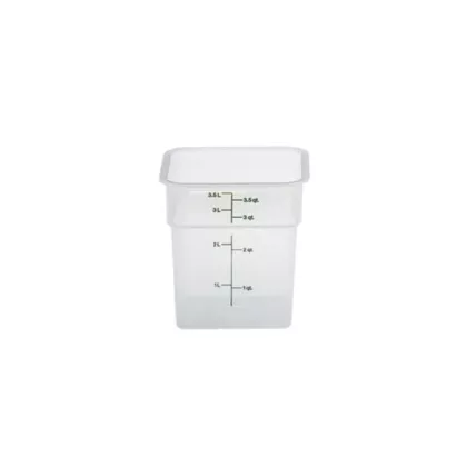 Cambro CamSquare, Poly White, 4 qt - 4SFSP148 025/4sfsp148