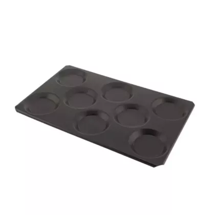 Thermalloy Full Size Combi 8 Section Non Stick Egg Pan, Aluminum