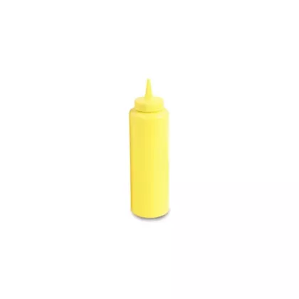 Vollrath Slim Profile Squeeze Dispenser, Yellow, 12 oz - 520
