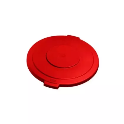 Carlisle Bronco Lid for 32 gal Round Waste Container, Red -