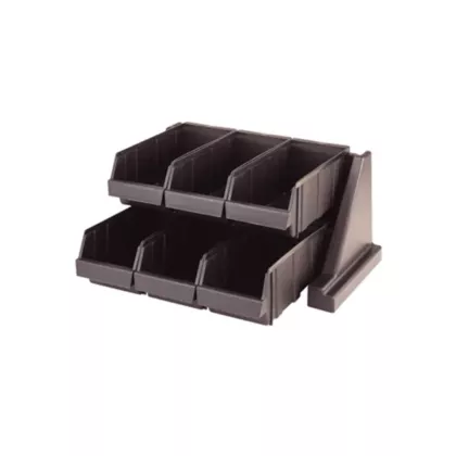 Cambro versa organizer, 6 bin unit - 6rs6110 025/6rs6110