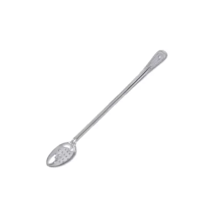 Browne stainless steel extra long handle perforated spoon, 2