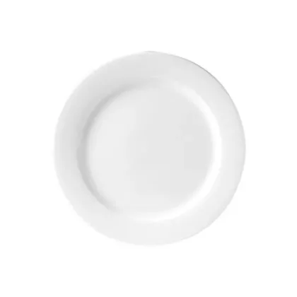 Steelite Monaco Flat Rim Plate, White, 9