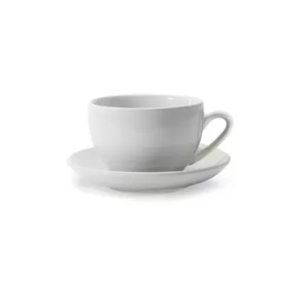 Danesco Jumbo Cup & Saucer, White, 18 oz 2/SET - 17WH 055/17