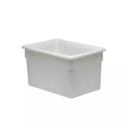Cambro camwear poly food box, white, 18