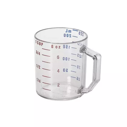 Cambro camwear measuring cup, clear, 1 cup - 25mccw135 025/2