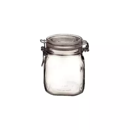 Bormioli rocco verre fido jar w/ snap couvercle, 29 oz - 4949q456