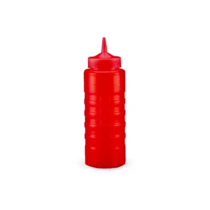 Vollrath Traex Squeeze Dispenser, Red, 32 oz - 4932-02 1900/