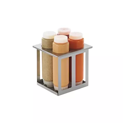 Fifo Squeeze Bottle Organizer for 1/6 Size Pans