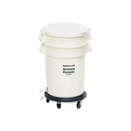 Rubbermaid BRUTE GreensKeeper Container 32 Gal, White - 152/