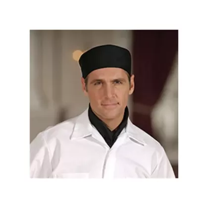 Premium pill box cap w/ mesh top, noir - 1630blk 274/1630bl