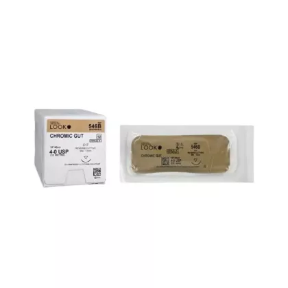 Look Suture Chromic Gut Monofilament 4-0 Undyed 546B, 18