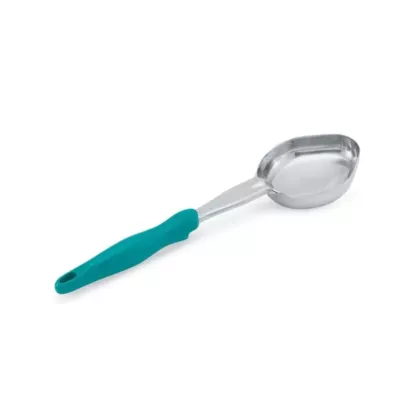Vollrath 6 Oz Solid Oval Spoodle, Teal Handle(6412655)