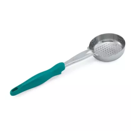 Vollrath 6 Oz Perforated Spoodle, Teal Handle*
