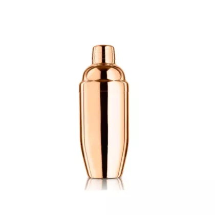 Final Touch  Double-Wall Stainless Steel Cocktail Shaker - Copper