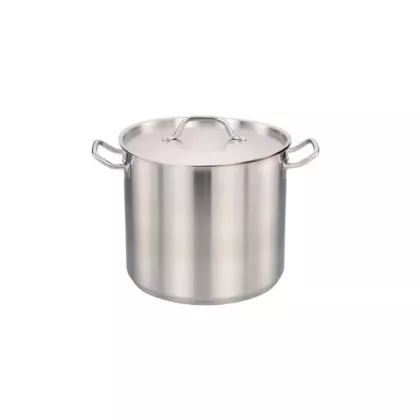 Nella 40 Qt Stock Pot Stainless Steel with Cover