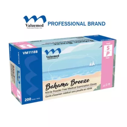 Valuemed Professional Bahama Breeze Nitrile Powder Free Gloves 200/box