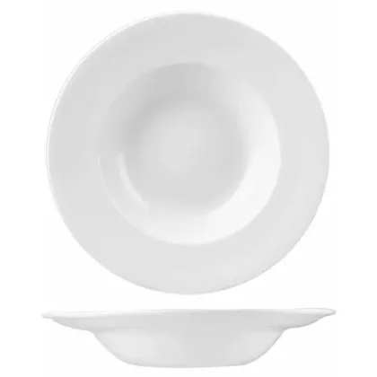Churchill Profile 16.5 Oz Wide Rim Bowl, White 12 /Case - WH VWBL