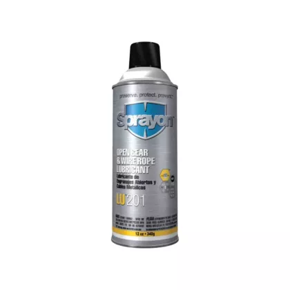 Sprayon LU201 Open Gear & Wire Rope Lubricant, 16 oz., Aerosol Can (SC0201000)