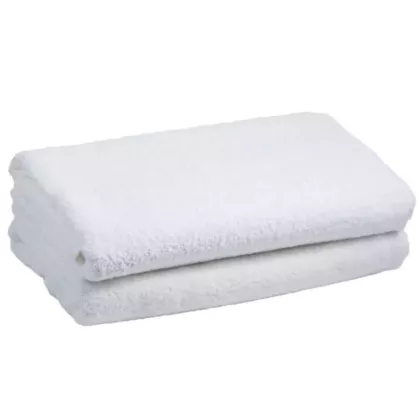 Adonis 100% Cotton Full Terry Bath Towel 12/Pack | Size 27x54 | White | Quick-Dry & Durable