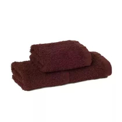 Adonis 100% Cotton Full Terry Face Towels 12/Pack | Size 13x13 | Brown | Quick-Dry & Durable