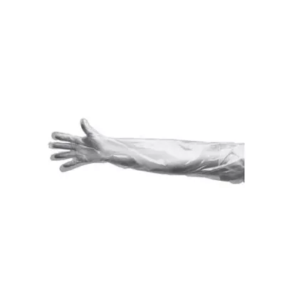 Disposable Polyethylene Shoulder Length Gloves 100/box (VMALM-40-4000)