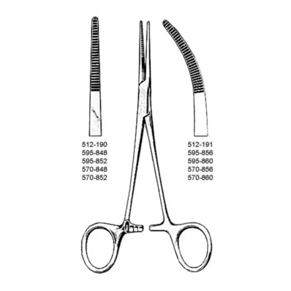 Kelly Forceps, 5 1/2 in. (14 cm), Straight O.R. Quality instrument (made in Germany) (VMAMG512190-OR)