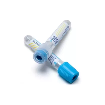 BD Vacutainer Plus Citrate Tube, Plastic, 1.8ml, Light Blue BD Hemogard Closure, Paper Label, 100/box (363080)