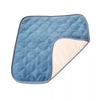 Velvet Chair Protector Pad- Blue