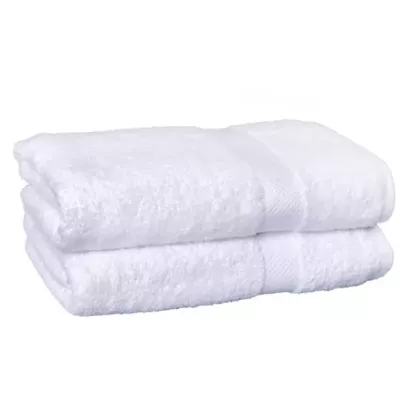 Breeze Luxury Egyptian Cotton Bath Sheet 6/PKG – 30x60 Size, 20lbs/dz Weight, Dobby Border in Classic White 