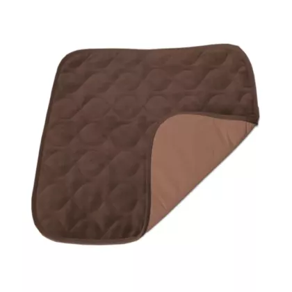 Velvet Chair Protector Pad-Brown